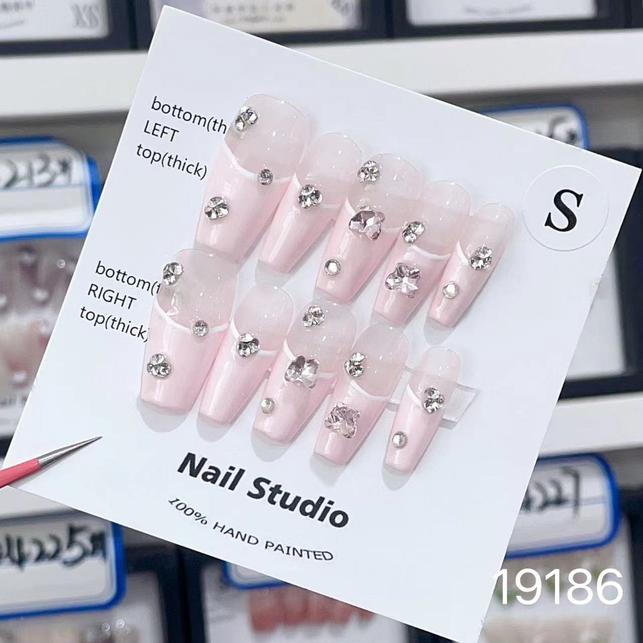 19186#Powder French Pile Diamond