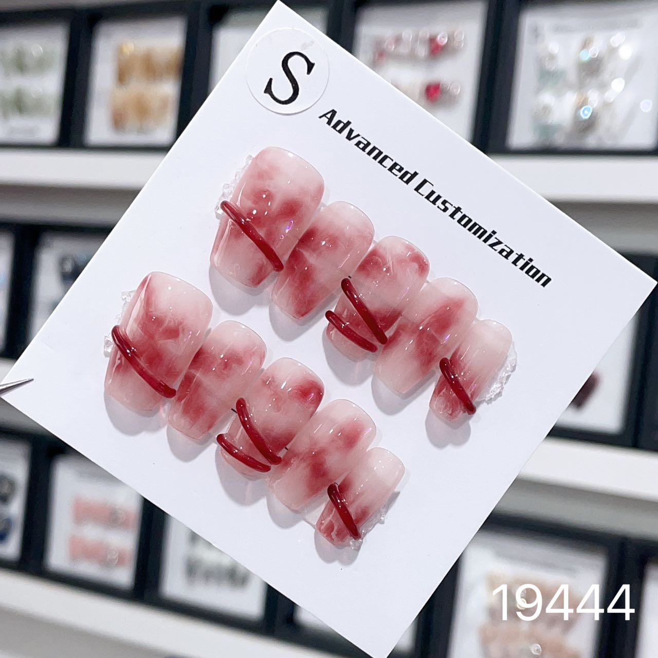 19444#Red Wrap Short T