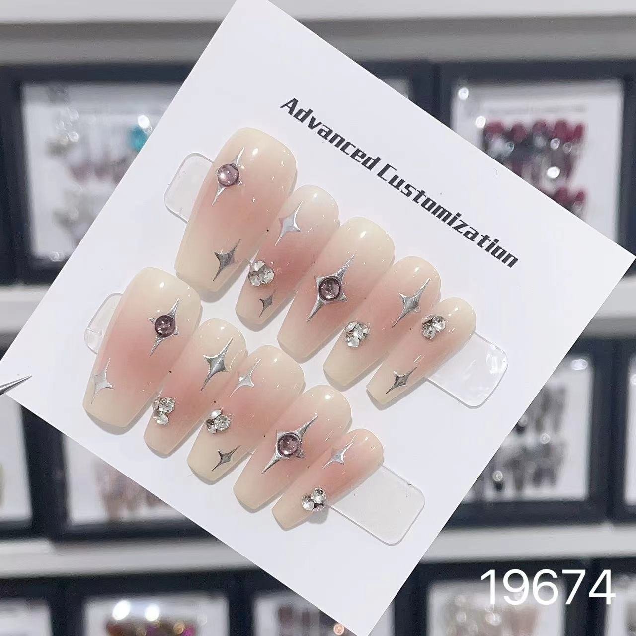 19674#Blush Starburst