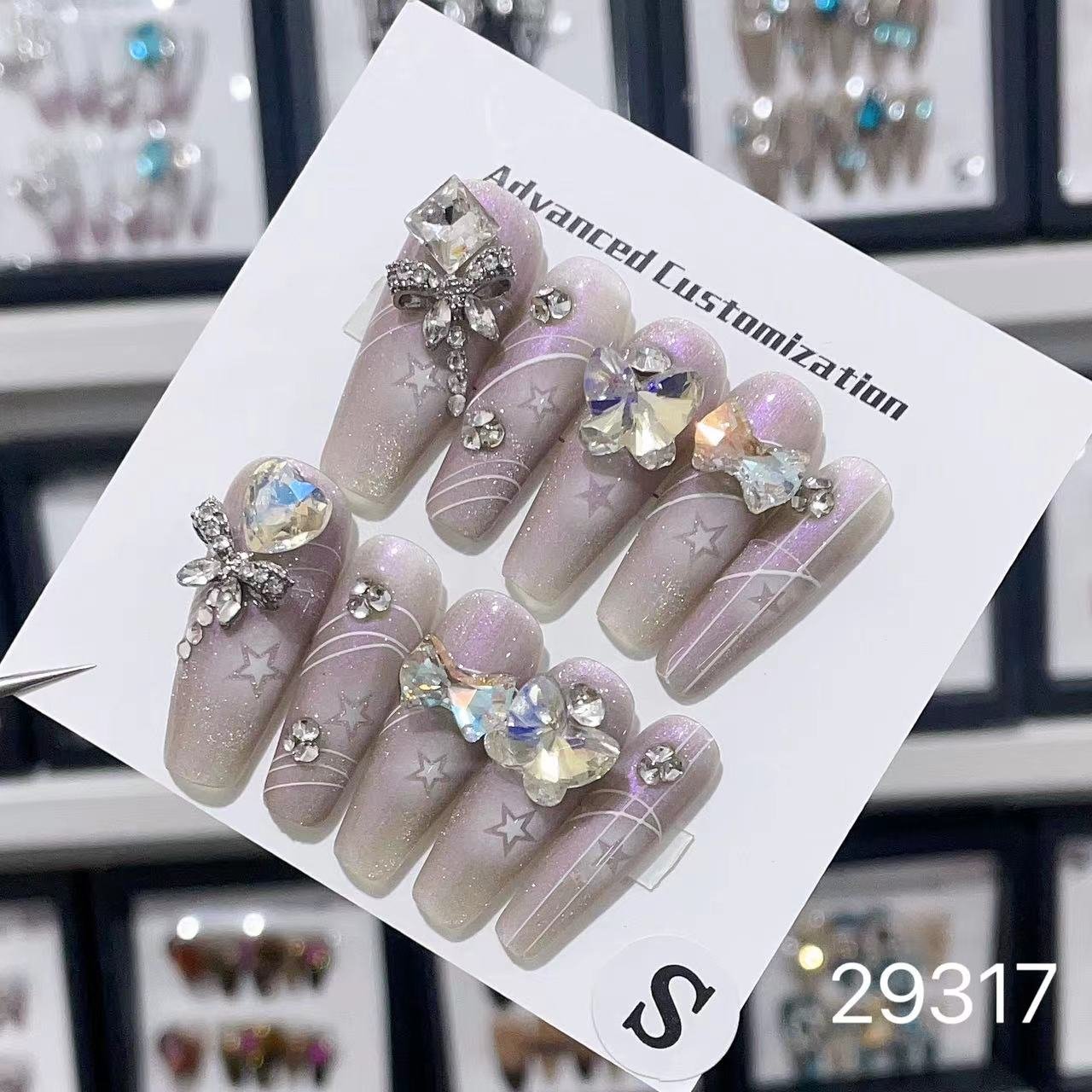 29317#Honey Snow Butterfly